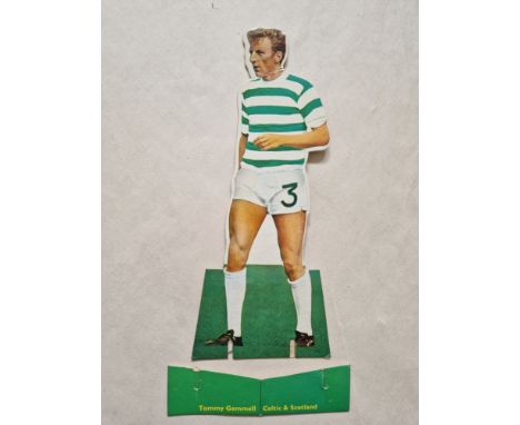 CELTIC 1960'S TOMMY GEMMELL CARDBOARD FIGURE WITH ORIGINAL STAND
7 Inch high
Slight fold across neck
Ref NH