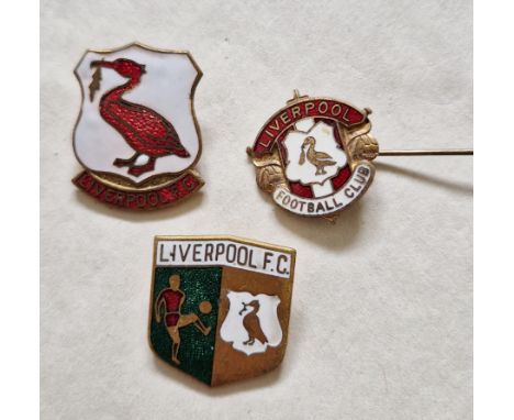 VINTAGE LIVERPOOL BADGES X 3
Ref SM