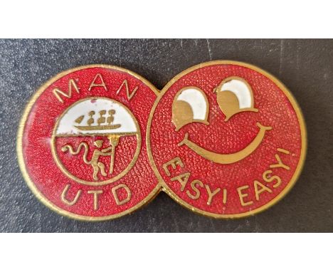 MANCHESTER UNITED RARE VINTAGE BADGE MADE BY COFFER
Ref LT