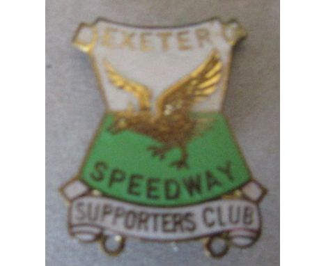 VINTAGE EXETER SPEEDWAY SUPPORTERS BADGE
Ref RL 1
