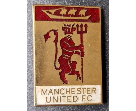 MANCHESTER UNITED RARE VINTAGE BADGE MADE BY REEVES
Ref LT