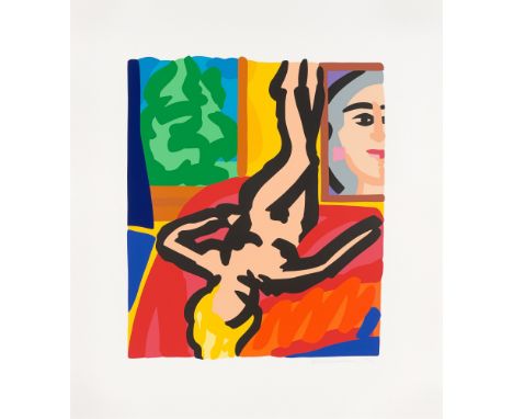 (See English version below)Tom Wesselmann (Cincinnati, Ohio 1931 – 2004 New York). Nude with Picasso. 2000Farbserigrafie auf 
