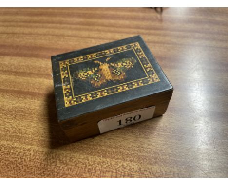 A small inlaid trinket box 