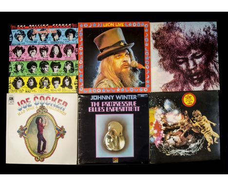 Rock And Other Albums: including Jimi Hendrix, Leon Russell, Captain Beefheart, Rolling Stones, James Taylor, Santana, Johnny