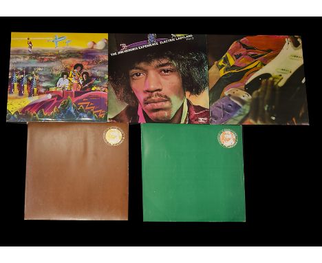Jimi Hendrix: five albums on the Track Label, Electric Ladyland part one and two, Band Of Gipsies and Backtrack ten and eleve
