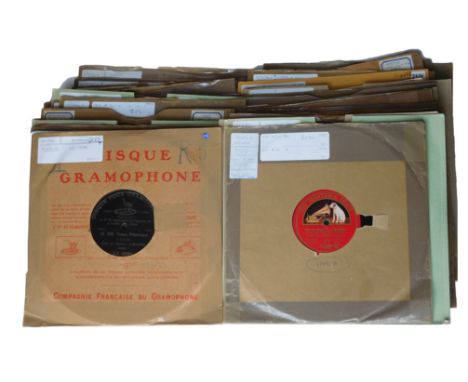 Vocal records, 10 in: Sixty-one, by Aumonier, Affre (2), Baldassare – Tedeschi, Battistini (3), Bakkers, Ben-Sedira, Beyle, B