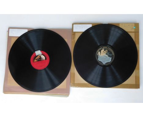 Vocal records, 12 in: elevene, by Battistini (HMV special pressing 052311), Chaliapin (ditto 022222), Dragoni & Gargiulo, Ger
