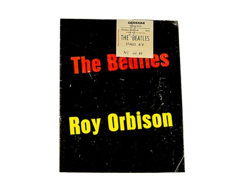 The Beatles: An original concert programme from the UK tour of 18th May to 9th June 1963, which they co-headlined with Roy Or