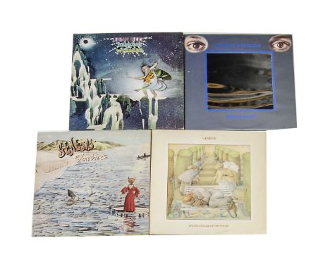 Prog Rock: four albums, Genesis - Foxtrot - Charisma CAS 1058 UK 1972 1st press large Mad Hatter label with B&C credit 1U/1U 