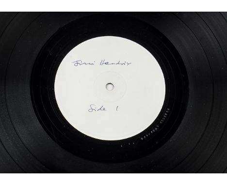 Jimi Hendrix: Rare white label test pressing for the Track 2856002 1968 mail order only album, the album made up from sides t