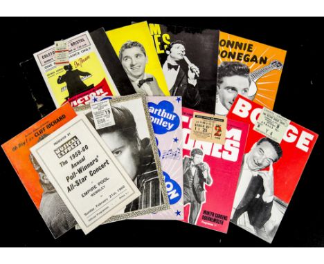 Cliff Richard /Concert Programmes:  Poll-winners 1959-60, Cliff Richard And The Drifter 1959 and Cliff Richard 1961 with tick