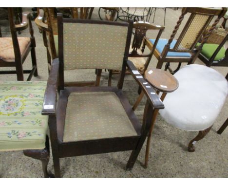 EARLY 20TH CENTURY COMMODE CHAIR