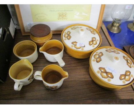 POTTERY DINNER WARES IN THE PALLASEY RANGE BY ROYAL WORCESTER