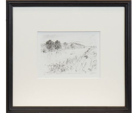 JAMES ABBOTT MCNEILL WHISTLER (AMERICAN 1834 - 1903), SKETCH NO. 1 - KENNEDY 86 IV/IVetching, signed in the plate 12cm x 17cm