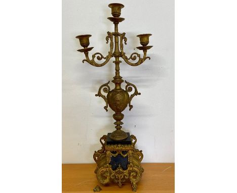 A three light candelabra