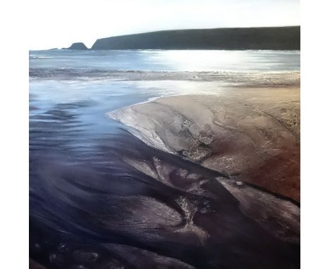 Contemporary Art, 'Waiting for Sunset 1, Woolwell, Estuary 2009', titles and inscribed verso Rame Head Peninsula, Cornwall, m