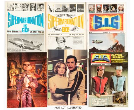 Supermarionation Is Go! (1981) 1-20. First fanzine for The Films and TV of Gerry and Sylvia Anderson. No 1 [vg+], balance [fn