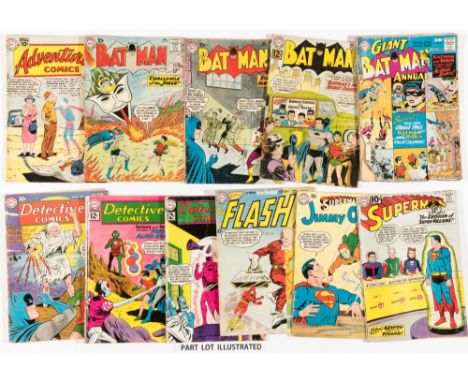 DC Low Grade reading copies + (1960-62) Adventure 283, Batman 136, 137, 151, Batman Annual 2, Detective 274, 299, 301, Flash 