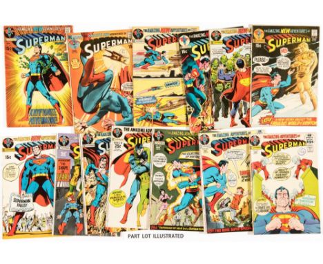 Superman (1971-72) 233-238, 240-244, 246-251, 253, 254 [vg-/fn+] (19). No Reserve 