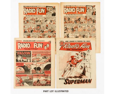 Radio Fun (1946-51) 30 issues between 381-655. With 1955 x 1, 1957 x 1, 1958 Easter Number and Nov 7th 1959 Superman cover an