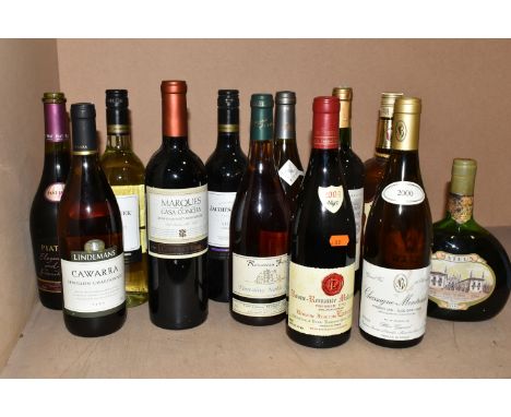 TWELVE BOTTLES OF Red, White and Rose Wine and One Bottle of Marula Fruit Cream, of which two are outstanding bottles, 1 x VO