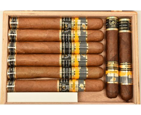 CIGARS, Eight COHIBA Cigars comprising 2 x 55 ANIVERSARIO Edicion Limitada 2021 Cigars (57 ring gauge x 150mm length) and 6 x