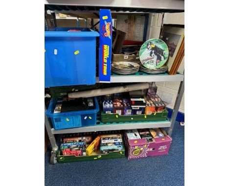 SEVEN BOXES AND LOOSE VHS BOXED SETS, BOARD GAMES AND COLLECTOR'S PLATES, to include eleven limited edition boxed sets of Buf