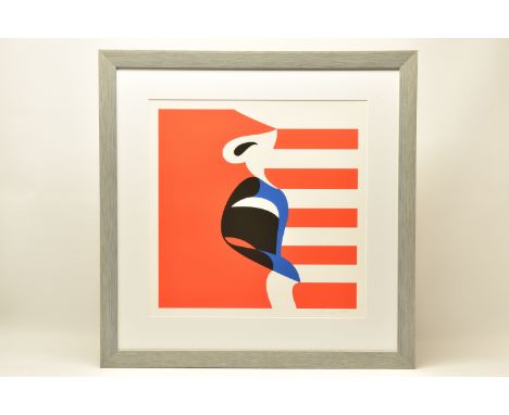 MALIKA FAVRE (FRANCE 1982) 'RESIST!', a signed limited edition print depicting a stylised female face, signed and numbered 13