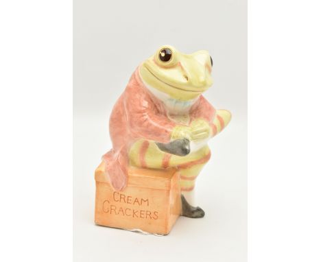 A CERAMIC BEATRIX POTTER 'JEREMY FISHER' MONEY BOX, produced by Enesco, approximate height 17cm, Condition Report: no obvious