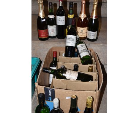 CHAMPAGNE &amp; WINE, One Box containing a collection of 20 Bottles comprising 1 x Laurent-Perrier Champagne, 1 x Martial-Cou