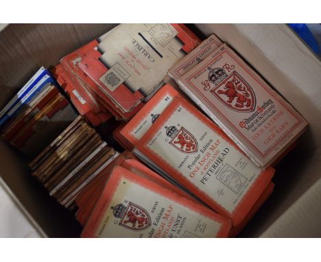 A large collection of British road maps, mainly Scottish, various ages and conditions, many Ordnance Survey One Inch 