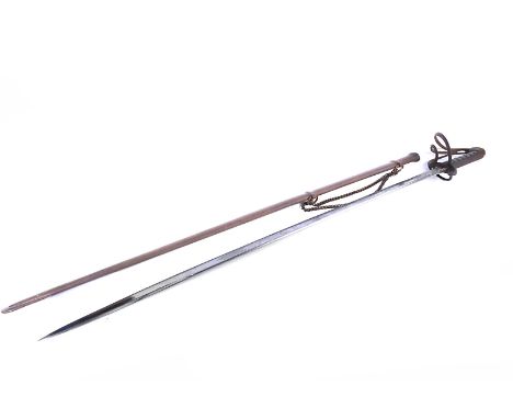 An early 19th Century Victorian presentation sword, Presented by the Officers of the Third Troop of Warwickshire Yeomanry Cav