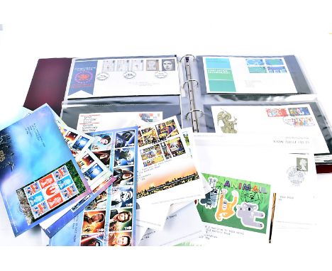 An assortment of First Day Covers, comprising one folder of 1960s/70s and numerous smaller folders with later examples, plus 