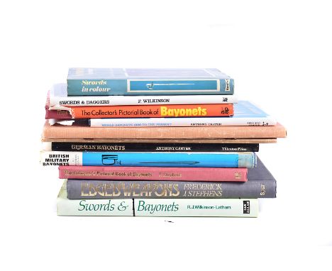 German Bayonets by Anthony Carter, together with a selection of blade related books, to including Volumes 1 &amp; 2 of A Coll