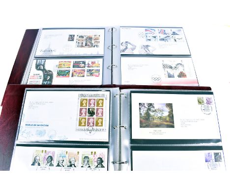 An extensive collection of First Day Covers, in 12 presentation folders, mainly 2000 onwards, various subject matters (qty)