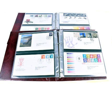 A large collection of First Day Covers, in ten folders, early 1990s onwards, covering various subject matter (qty)