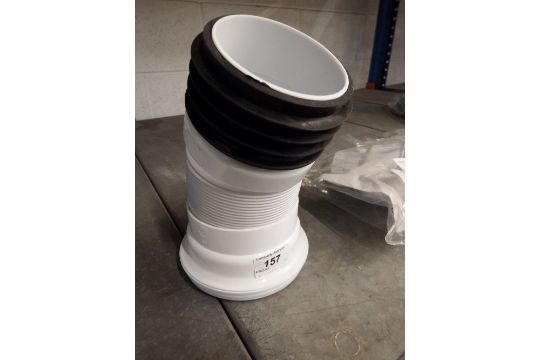 side pipe toilet