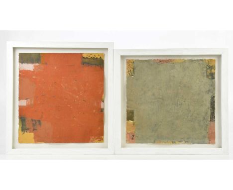 † ROBIN WELCH (1936-2019); ‘Balda (Australian Landscape Series)’, acrylic on paper, titled and dated 1996, largest 30.5 x 28.
