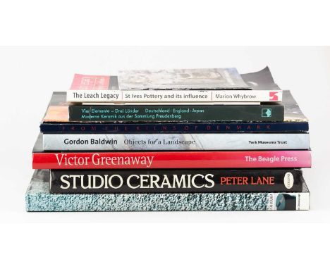 A collection of monographs on studio ceramics (10).Provenance: Estate of Robin &amp; Jenny Welch.