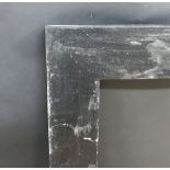 20th Century English School. A Black Painted Frame, 79.5" x 35.5" (rebate), and another black
