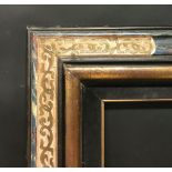 20th Century English School. An Italian Style Gilded and Painted Frame, with a Velvet Slip, 36.5"