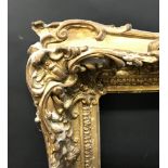 19th Century English School. A Gilt Composition Frame with swept centres and corners, 36" x 28" (