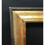 20th Century English School. A Gilt Frame, with painted outer edges, 48.25" x 36" (rebate).