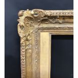 19th Century French School. A Louis Style Carved Giltwood Frame, 44.5" x 29.75"(rebate excluding