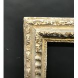 18th Century English School. A Carved Giltwood Ribbed Frame, 44.5" x 34.5" (rebate).