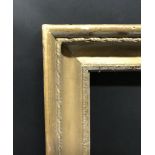 20th Century English School. A Gilt Composition Frame, 21" x 15.5" (rebate), and another 14" x