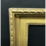Early 19th Century English School. A Gilt Composition Hollowed frame. 42" x 28" (rebate).