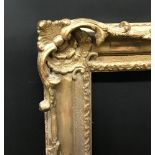 20th Century English School. A Gilt Composition Frame with swept centres and corners, 24" x 20" (