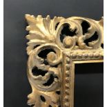 19th Century Italian School. A Gilt Florentine Frame, 24" x 9" (rebate).