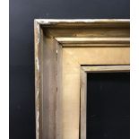 20th Century English School. A Hollow Gilt Frame, 33.25" x 28" (rebate excluding slips).